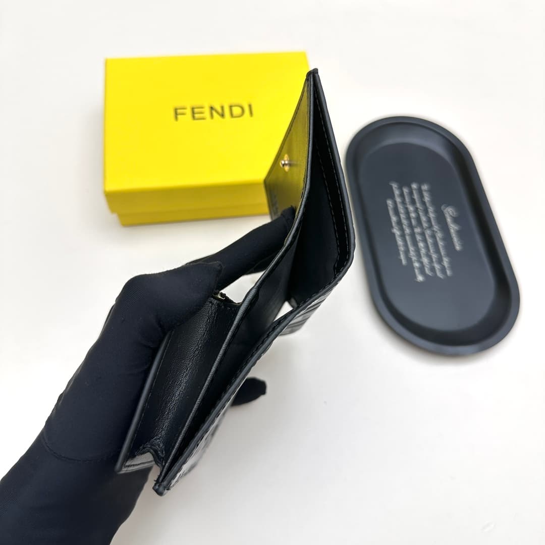 Fendi Black Wallet