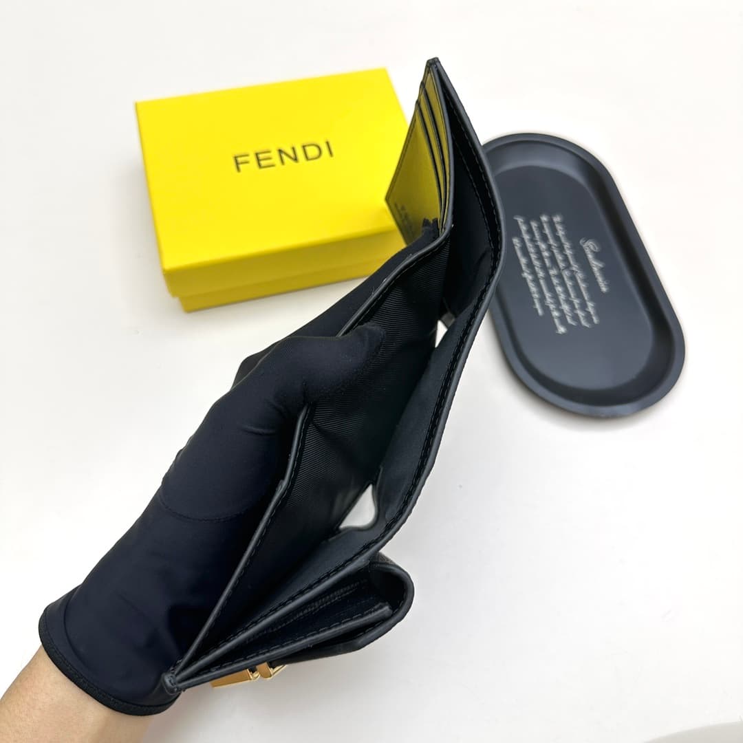 Fendi Black Wallet