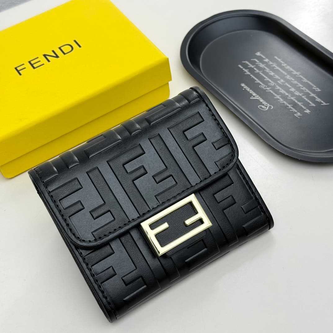 Fendi Black Wallet