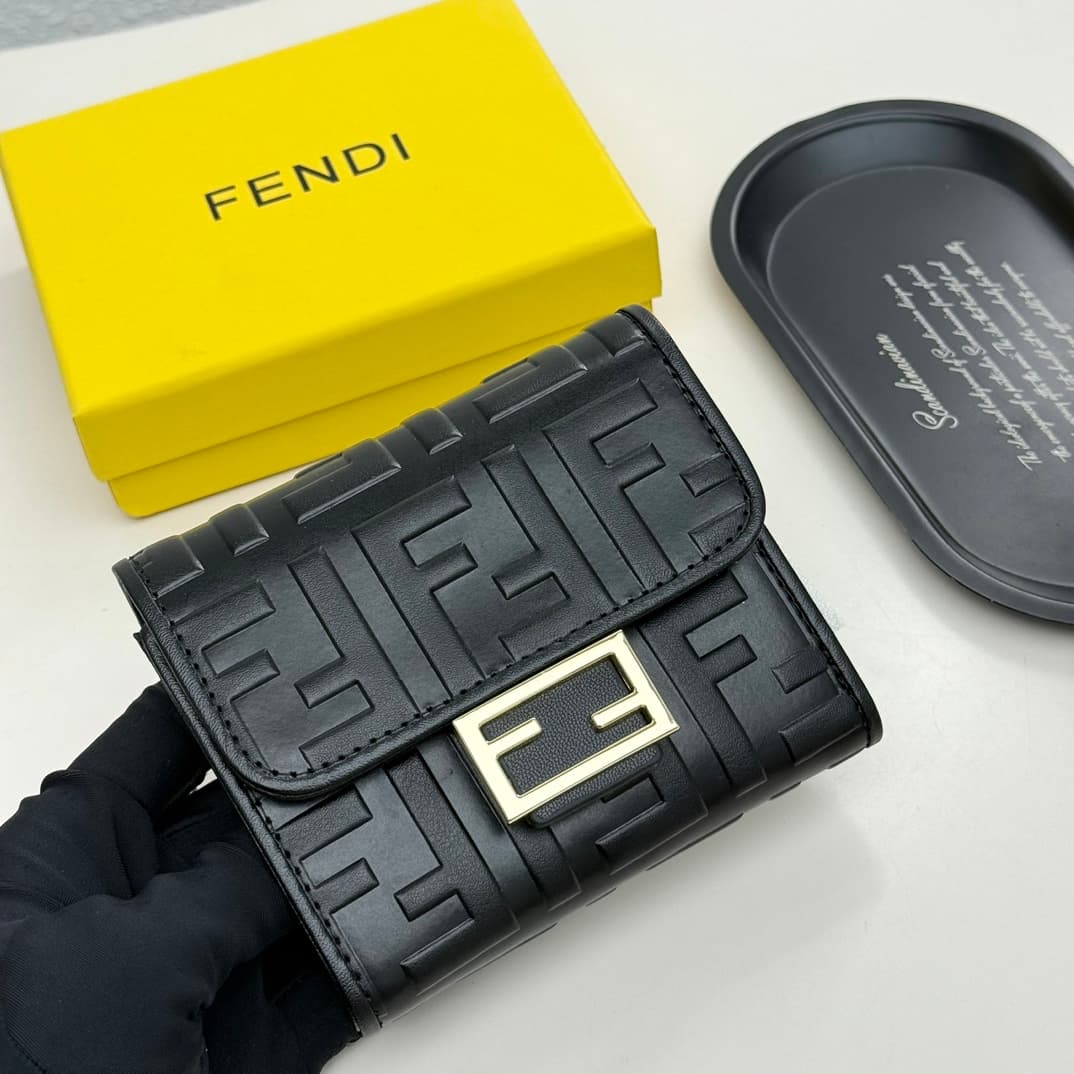 Fendi Black Wallet