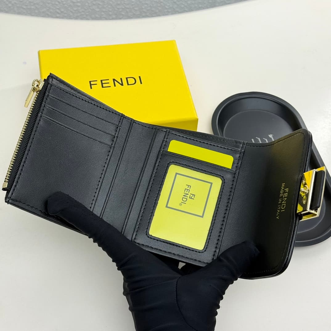 Fendi Black Wallet