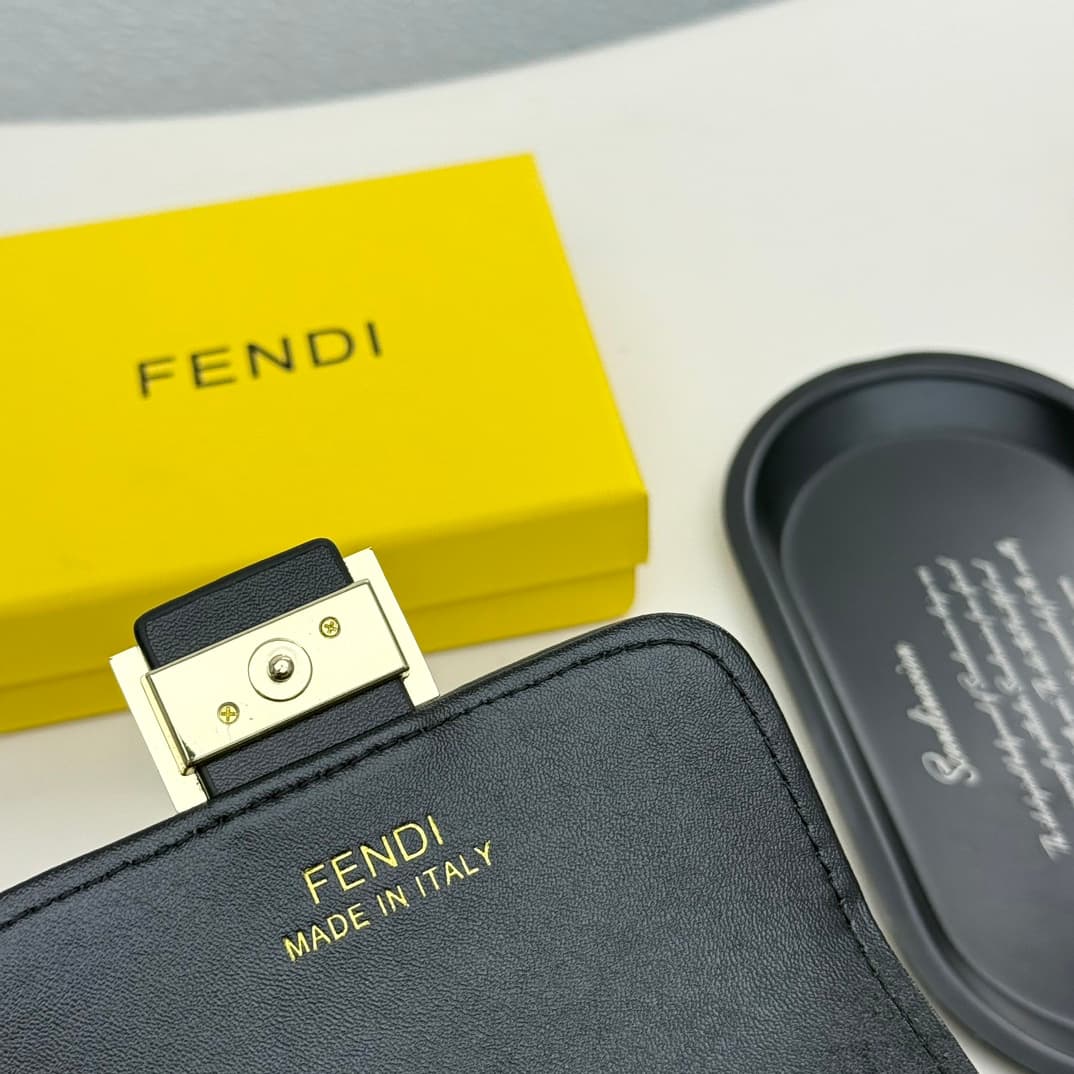 Fendi Black Wallet