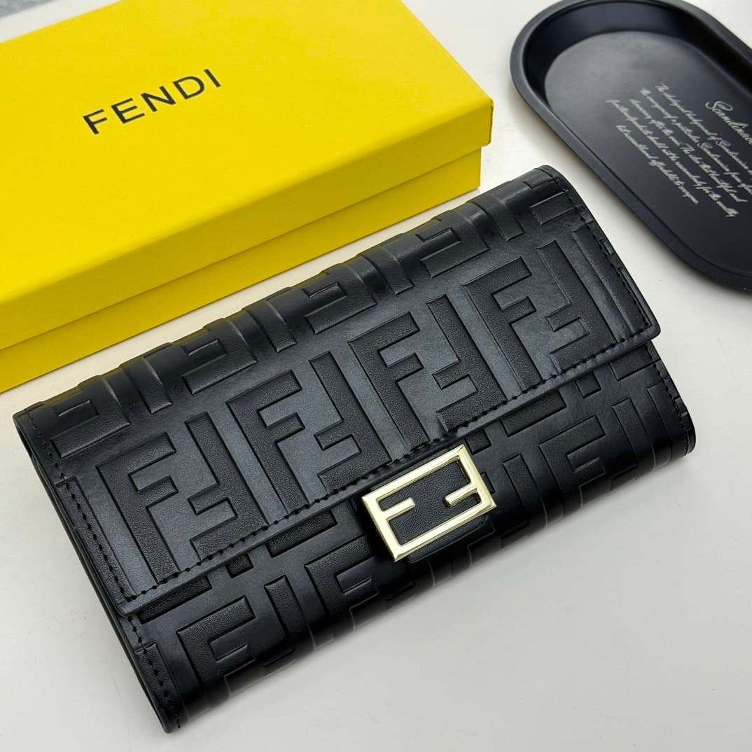 Fendi Black Wallet