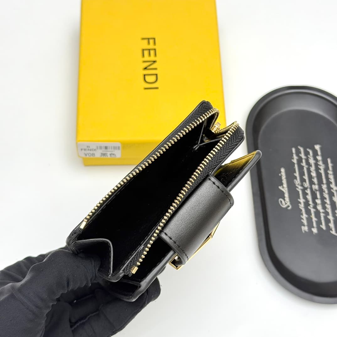 Fendi Black Wallet