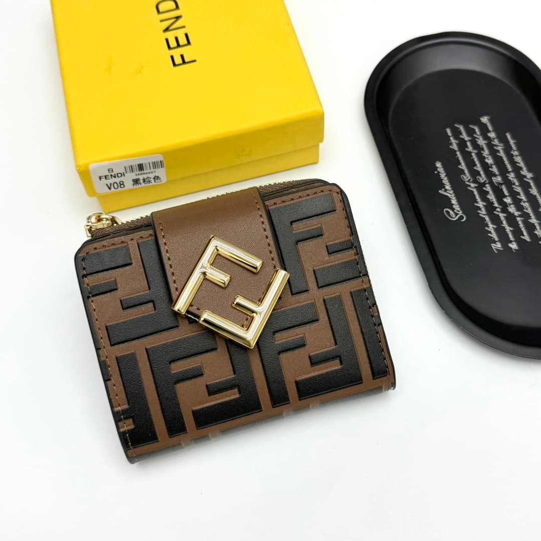 Fendi Black Wallet V08