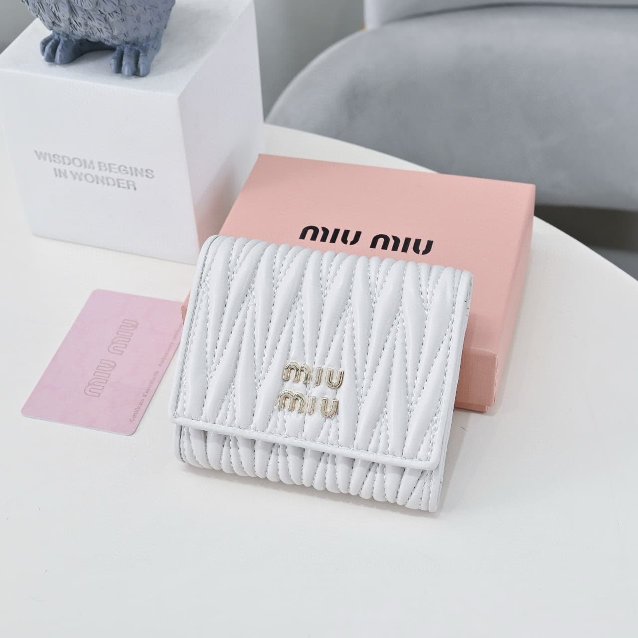 miumiu钱包 Silver Product