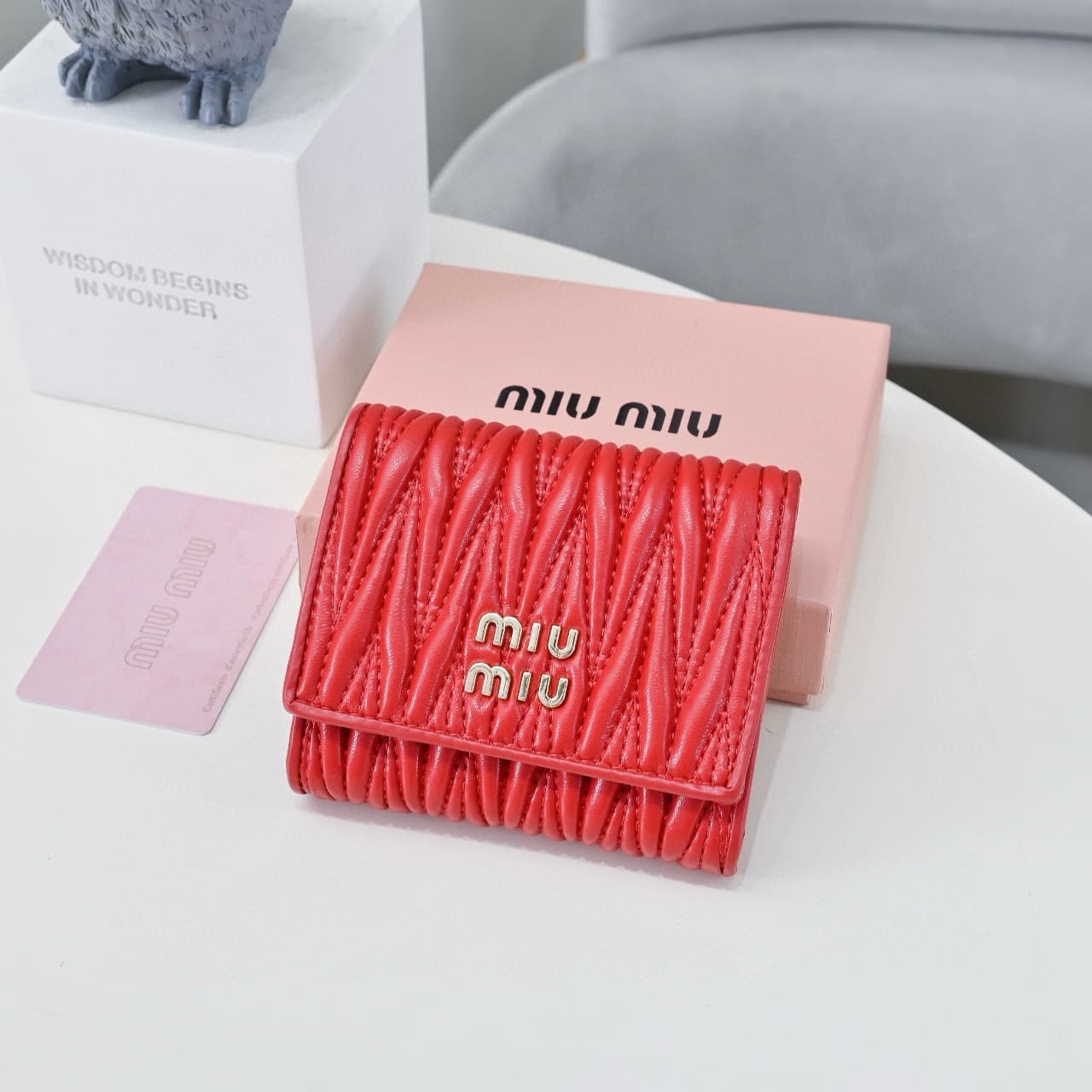 miumiu钱包 Silver Product