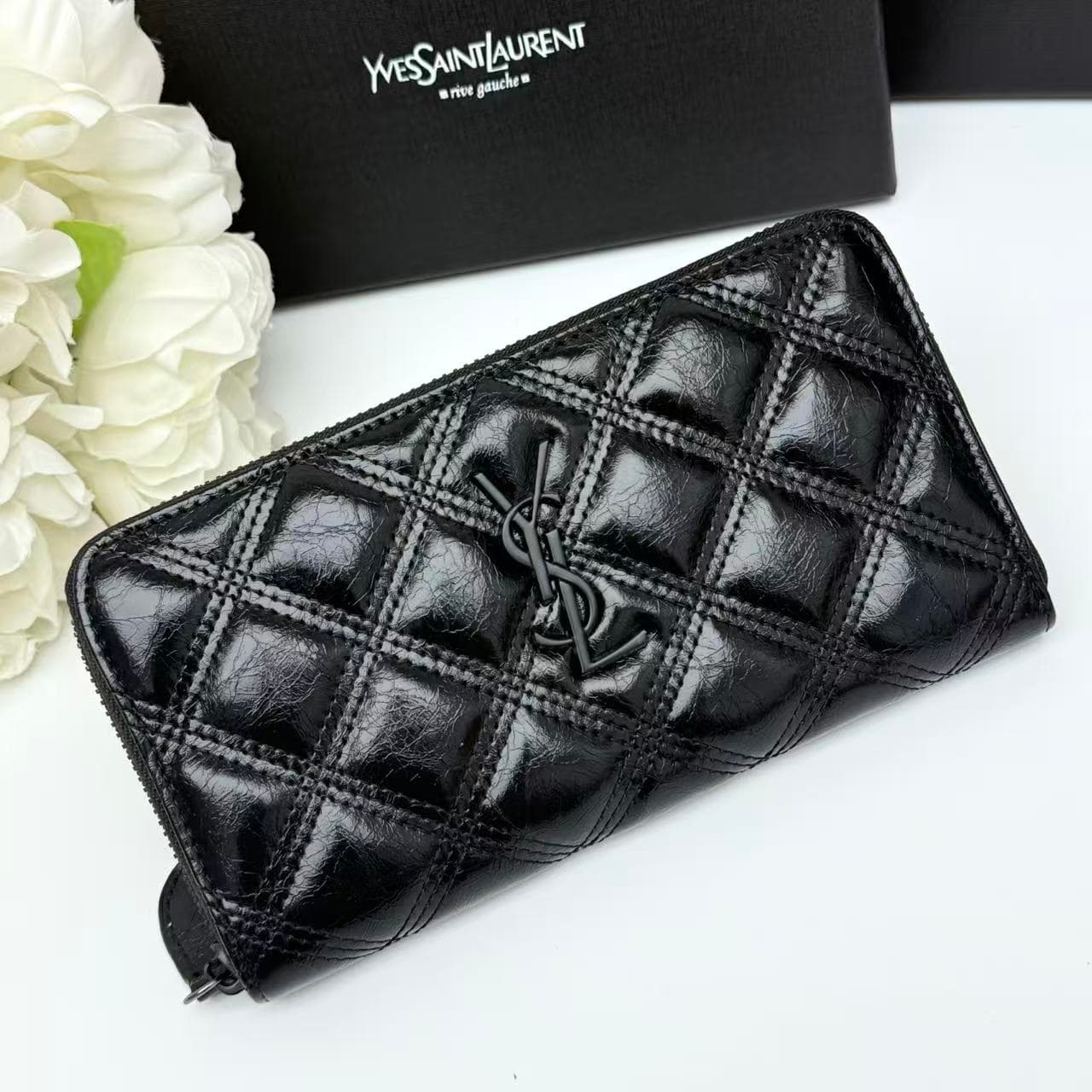 Saint Laurent Gold Wallet 0661