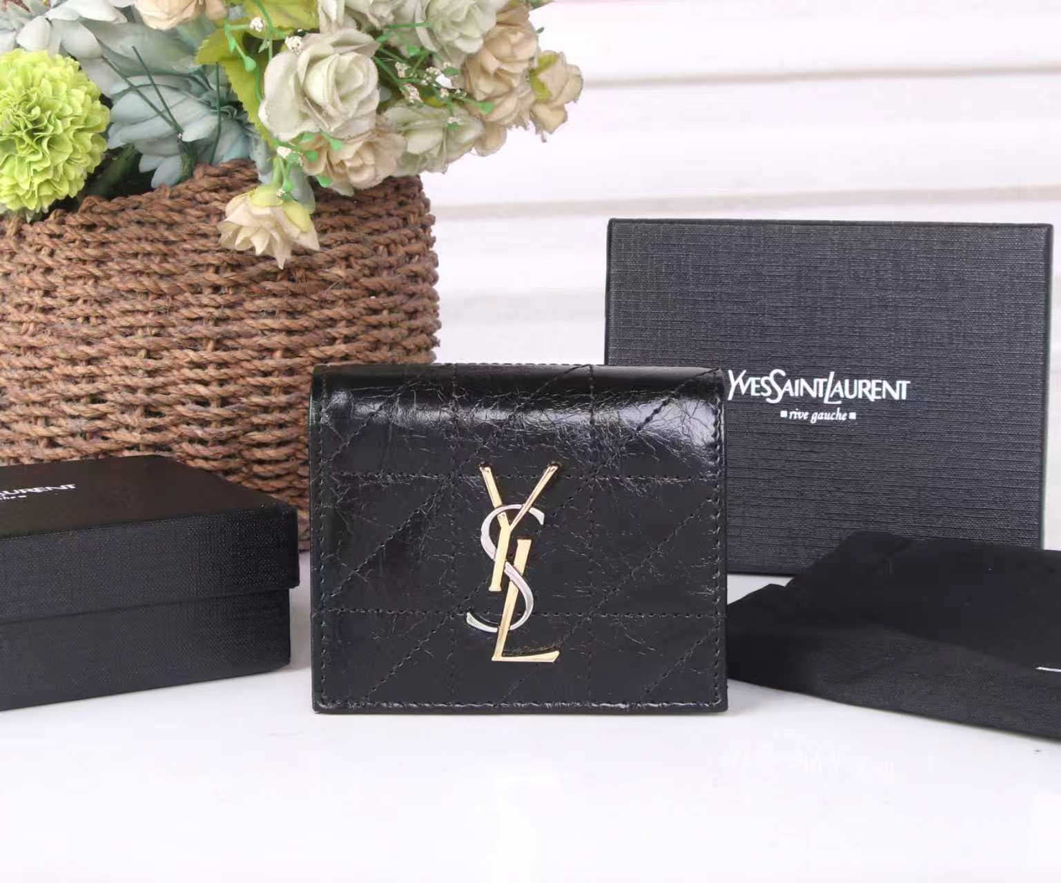 Saint Laurent Black Wallet