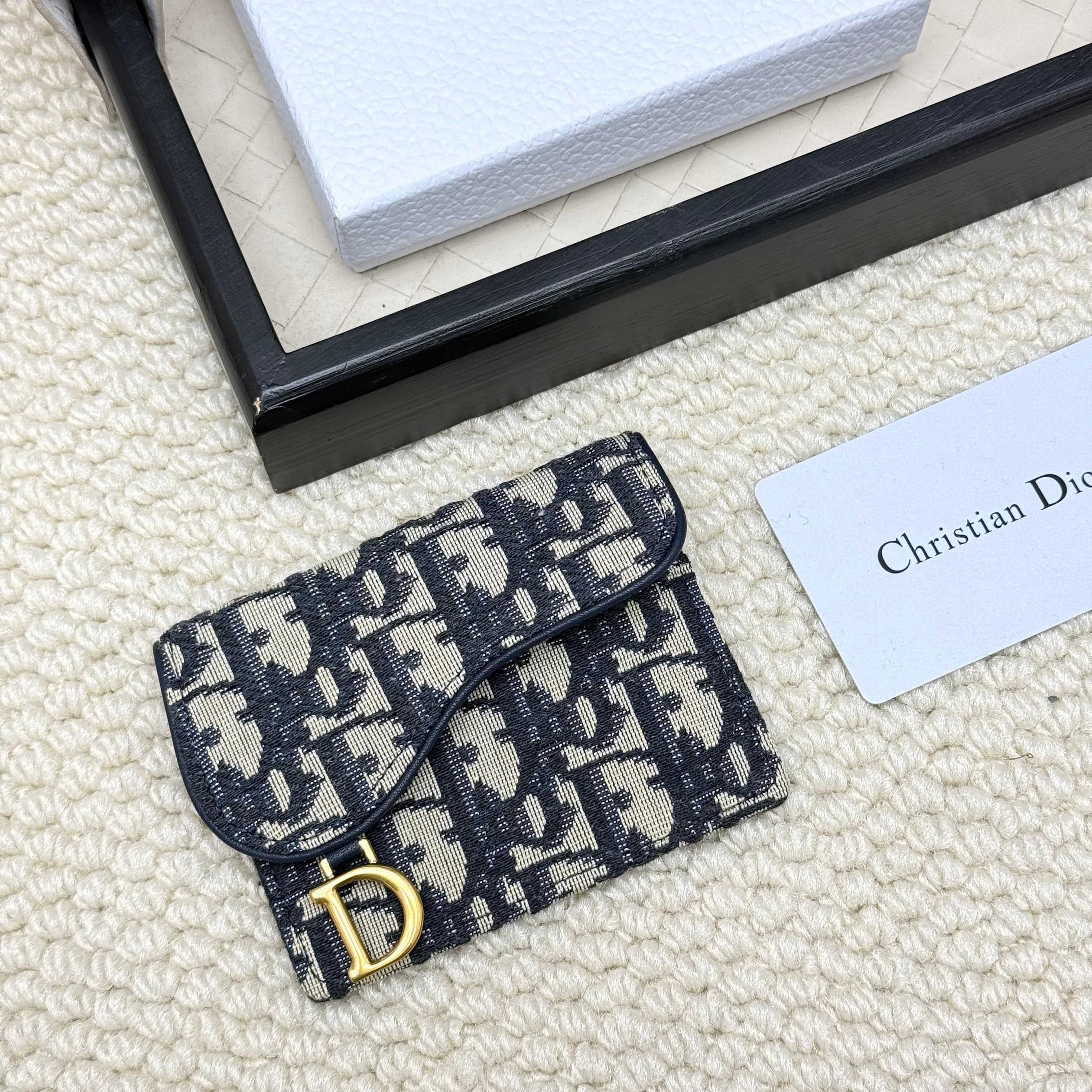 Dior Gold Wallet card