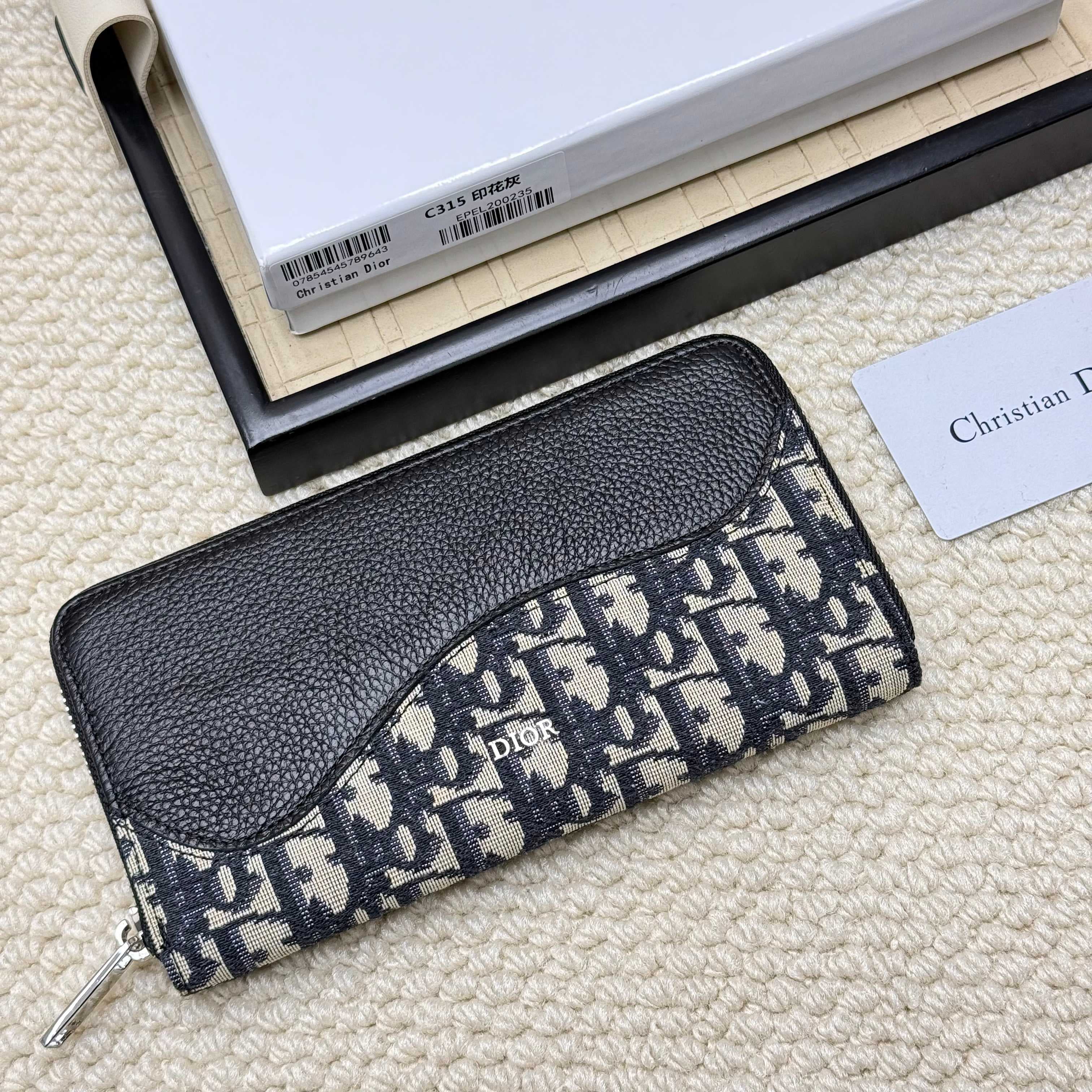 Dior Black Wallet C315