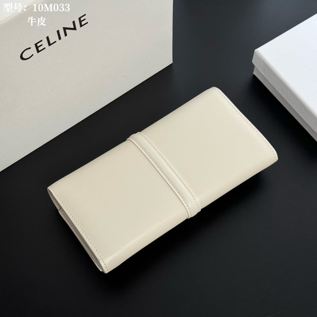 Celine Gold Large Wallet M033