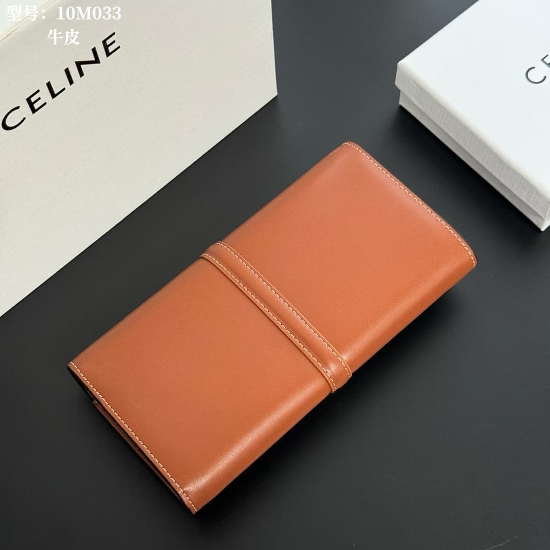 Celine Gold Large Wallet M033