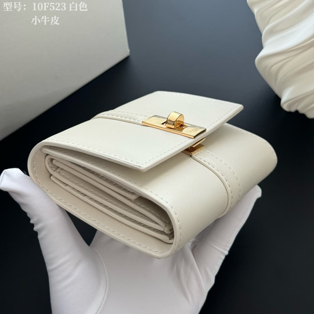Celine Gold Small Wallet 10F523