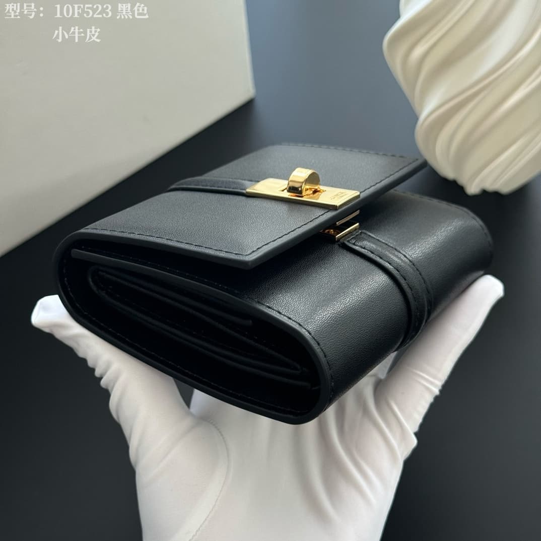 Celine Gold Small Wallet 10F523