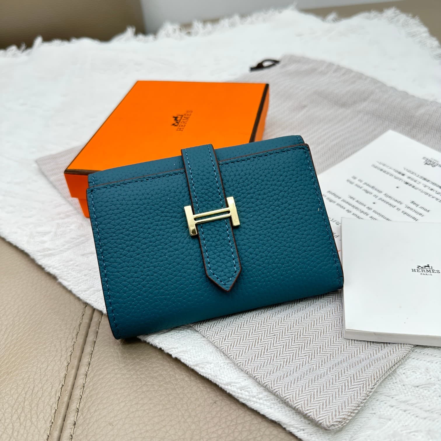 Hermes Gold Wallet 5176