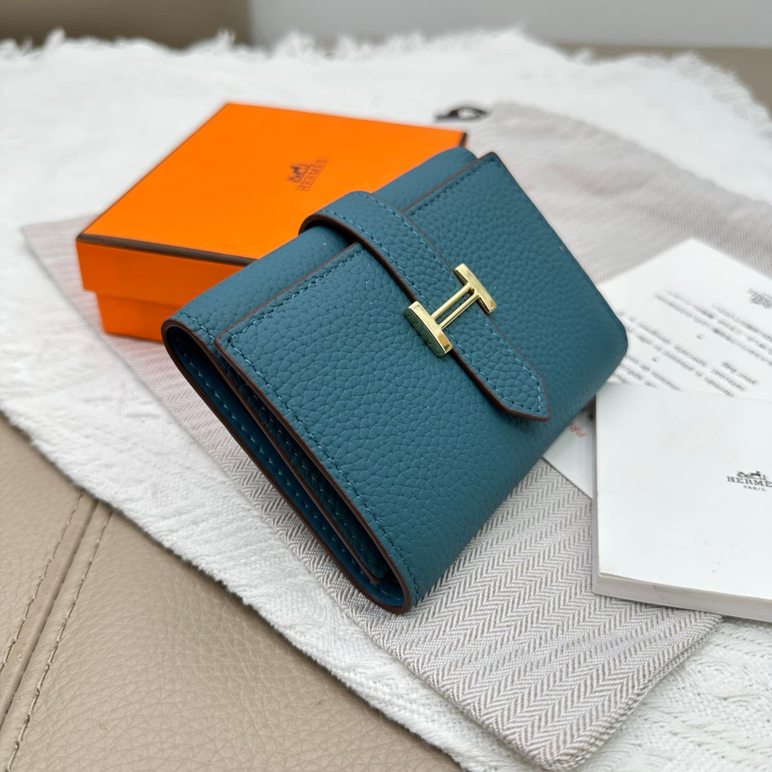Hermes Gold Wallet 5176