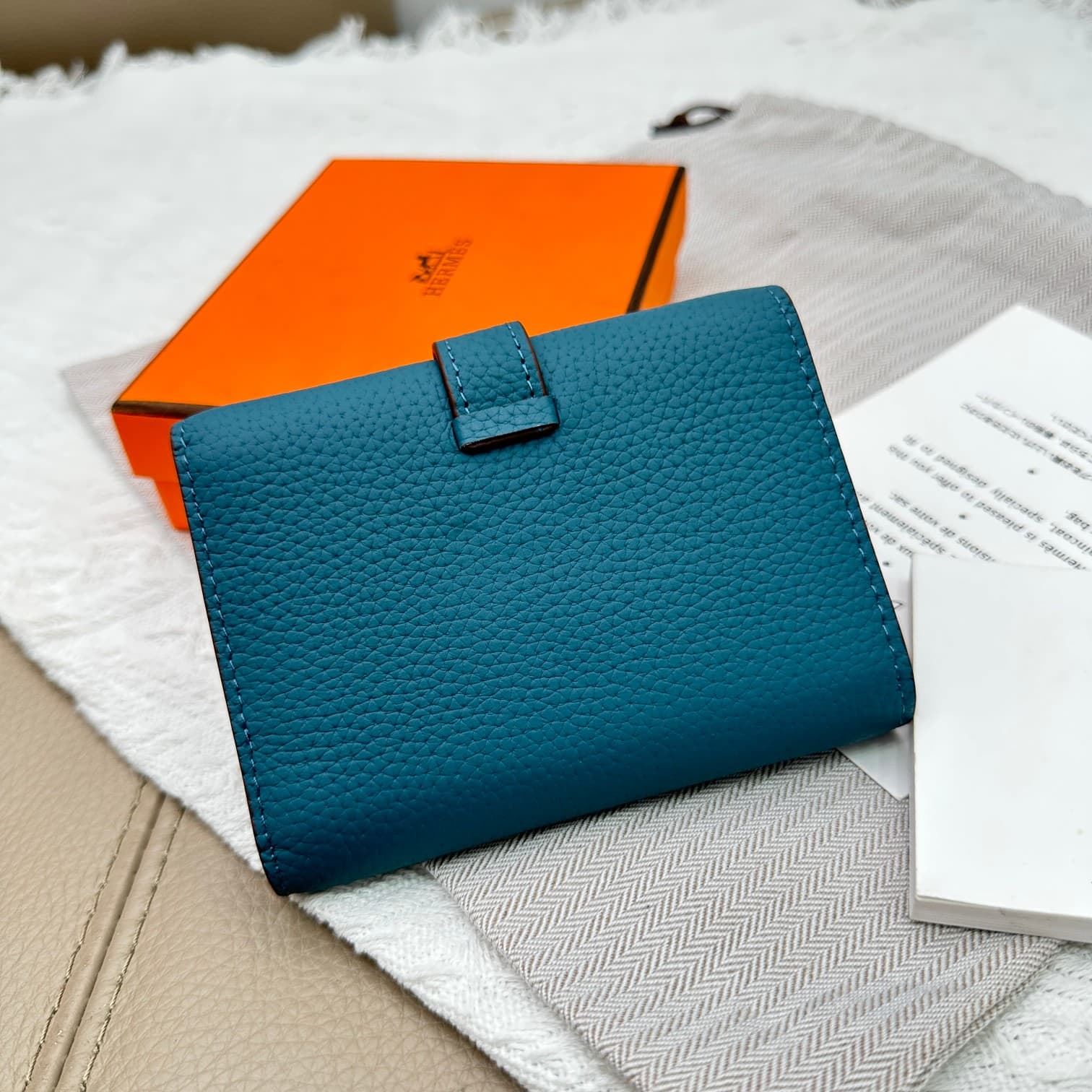 Hermes Gold Wallet 5176