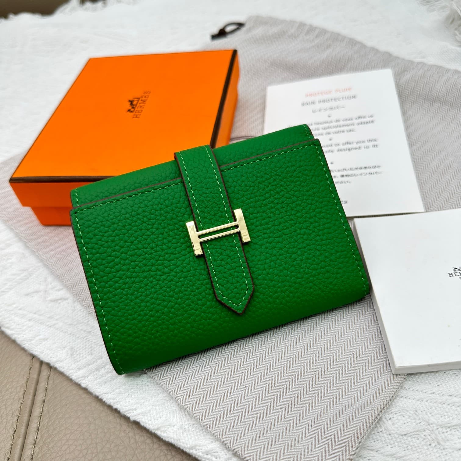 Hermes Gold Wallet 5176