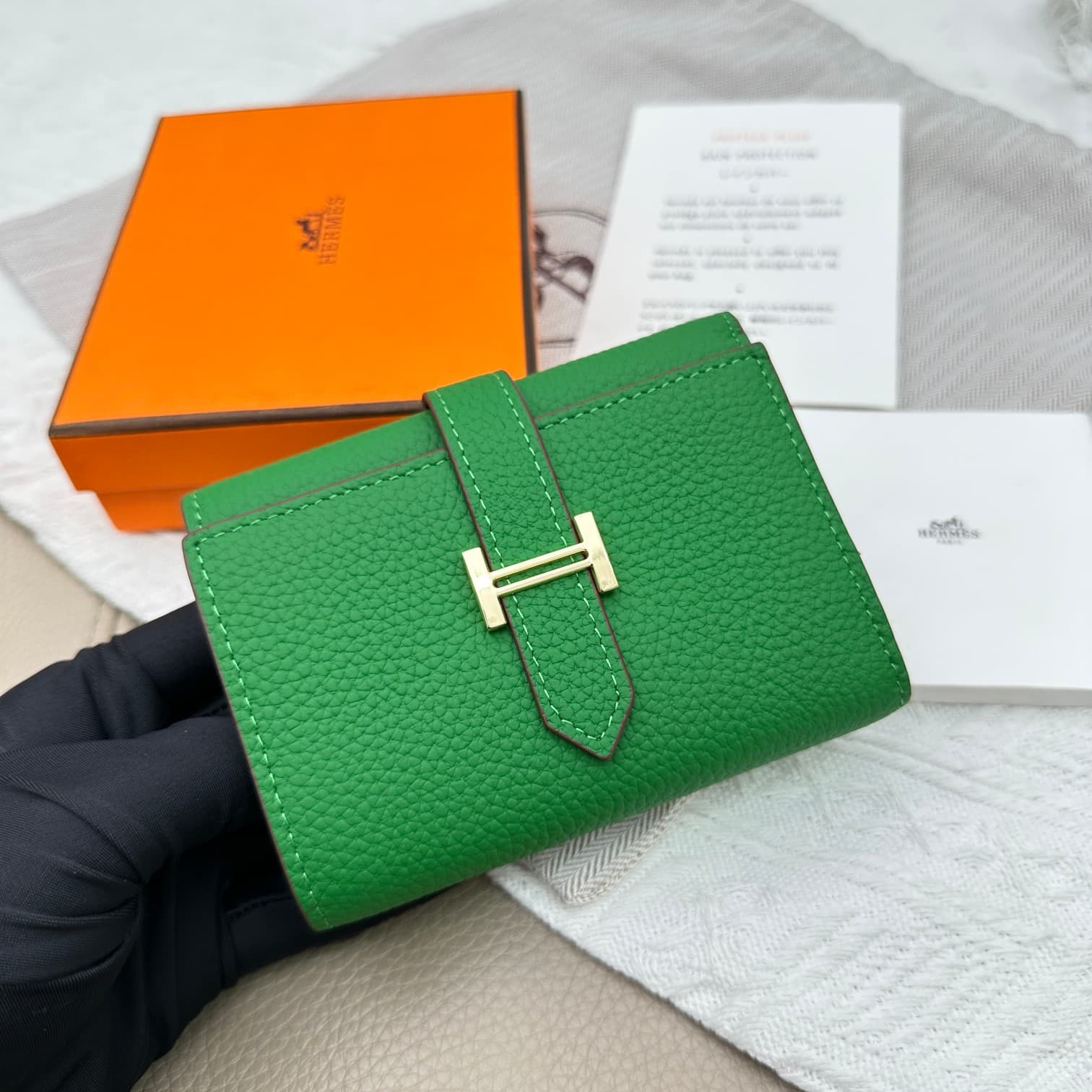 Hermes Gold Wallet 5176