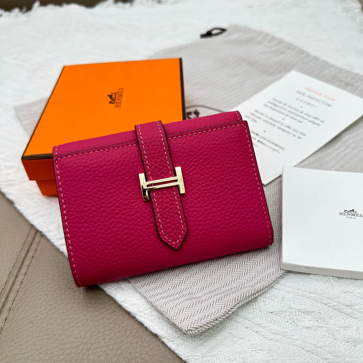 Hermes Gold Wallet 5176