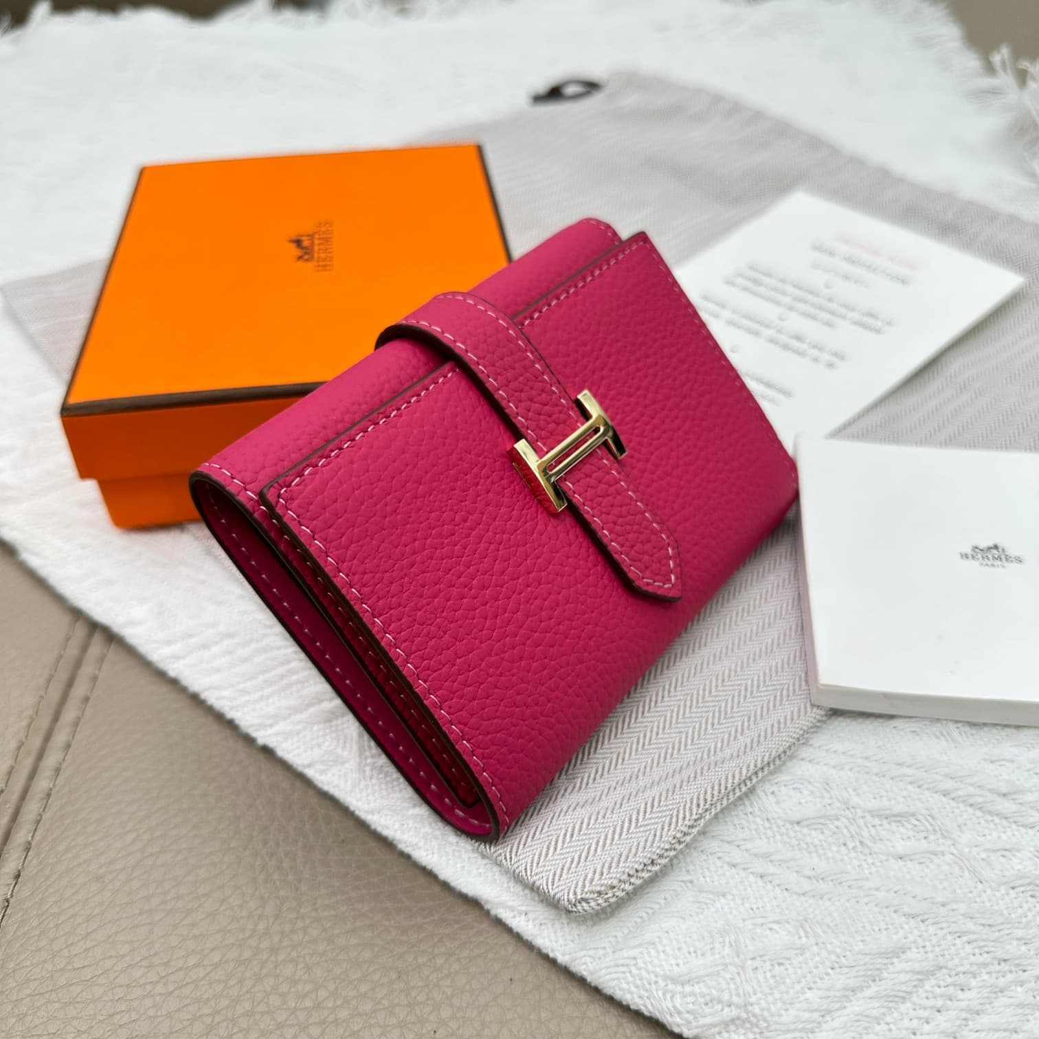 Hermes Gold Wallet 5176