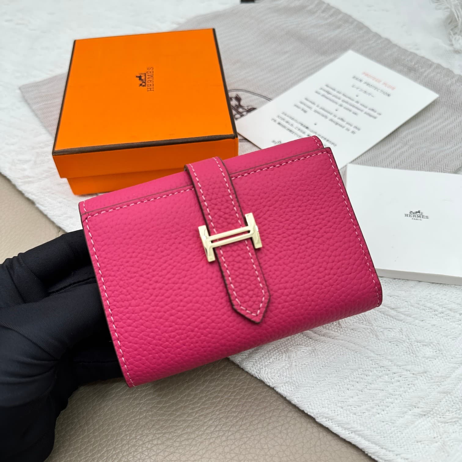 Hermes Gold Wallet 5176