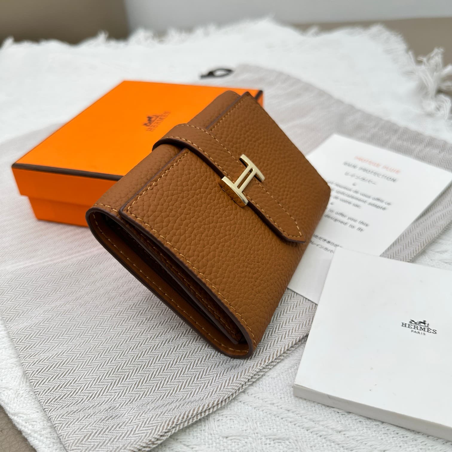 Hermes Gold Wallet 5176