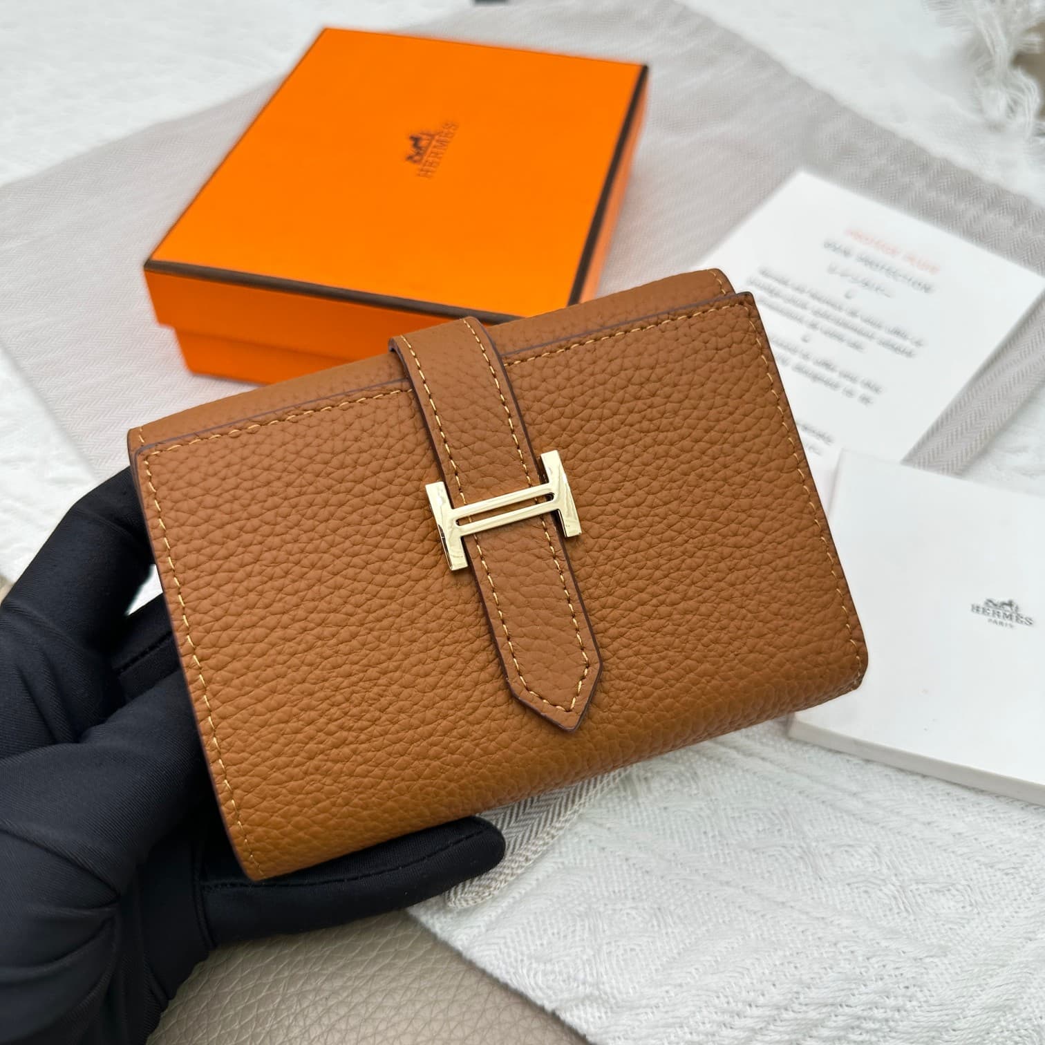 Hermes Gold Wallet 5176
