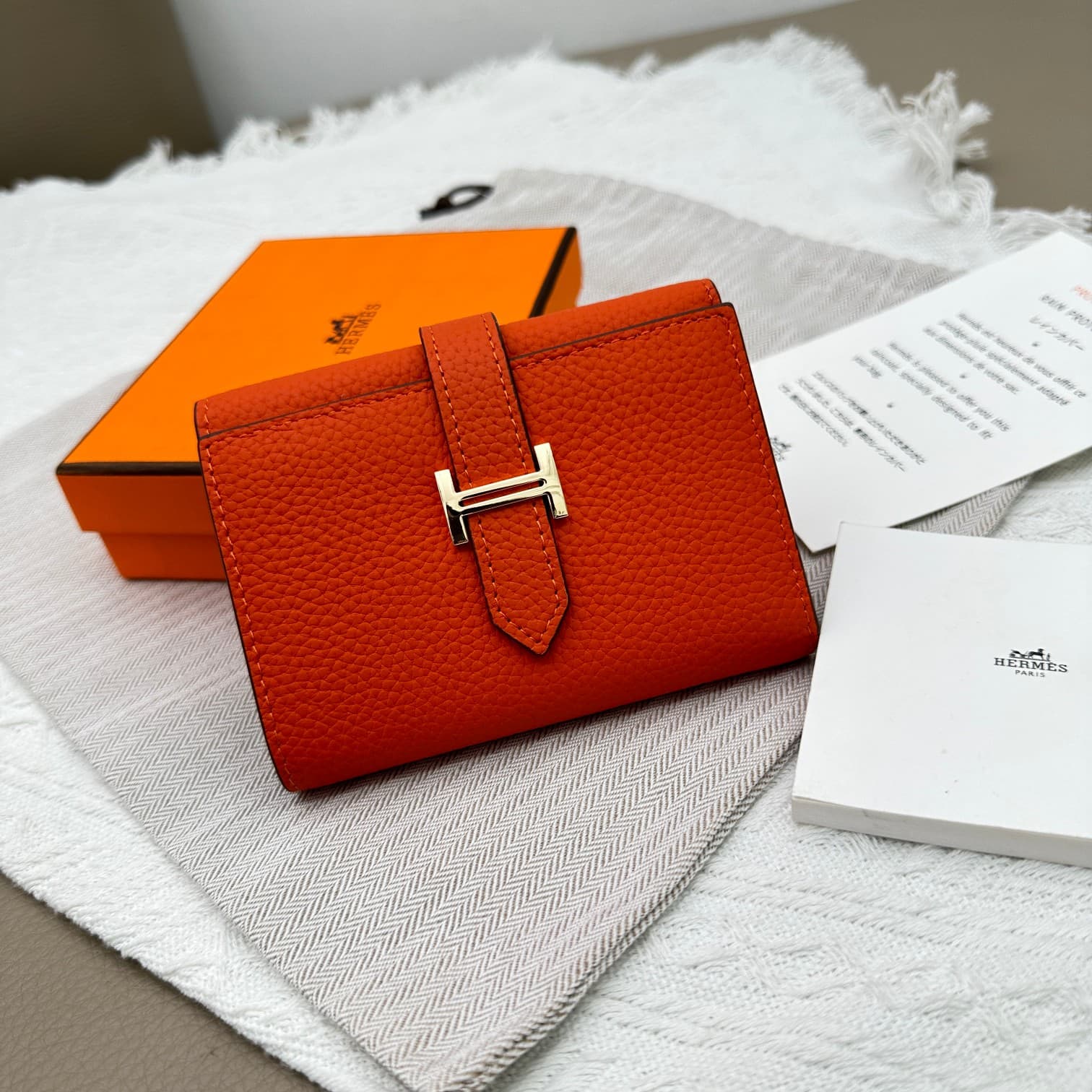 Hermes Gold Wallet 5176