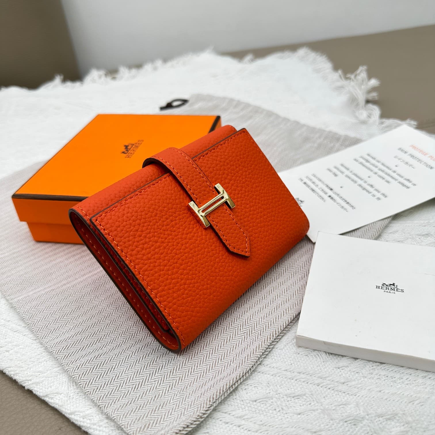 Hermes Gold Wallet 5176