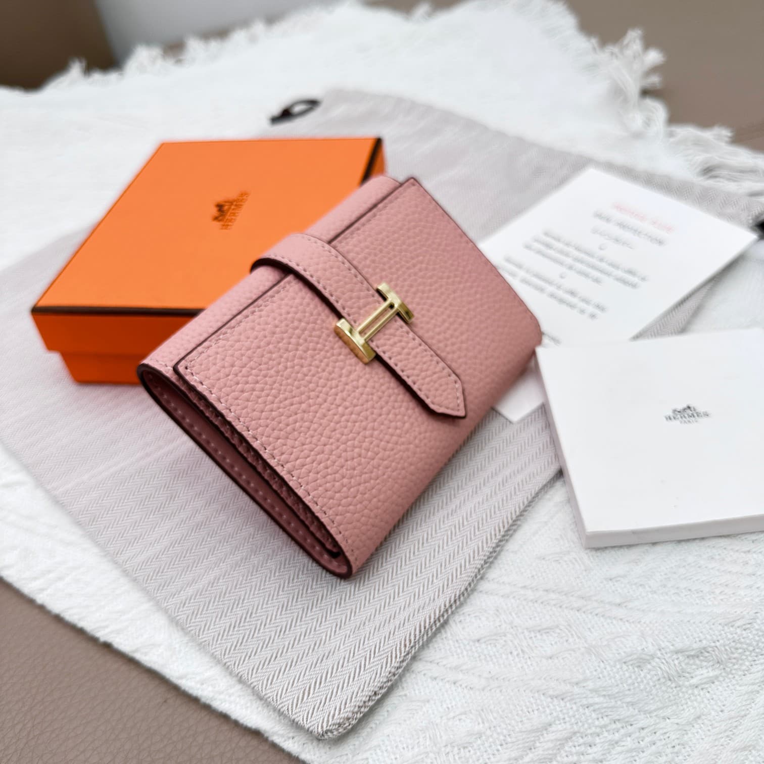 Hermes Gold Wallet 5176