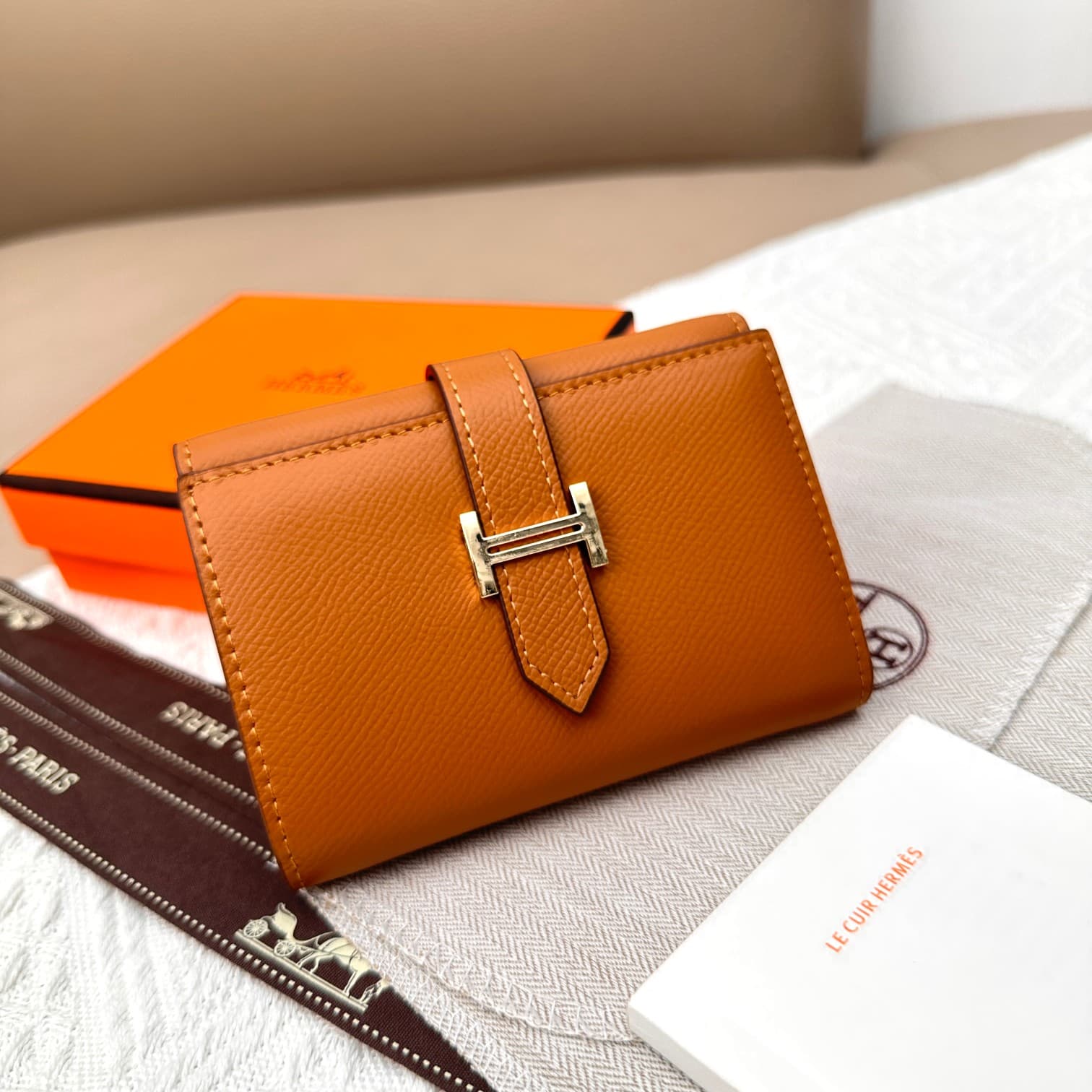 Hermes Gold Wallet 5176