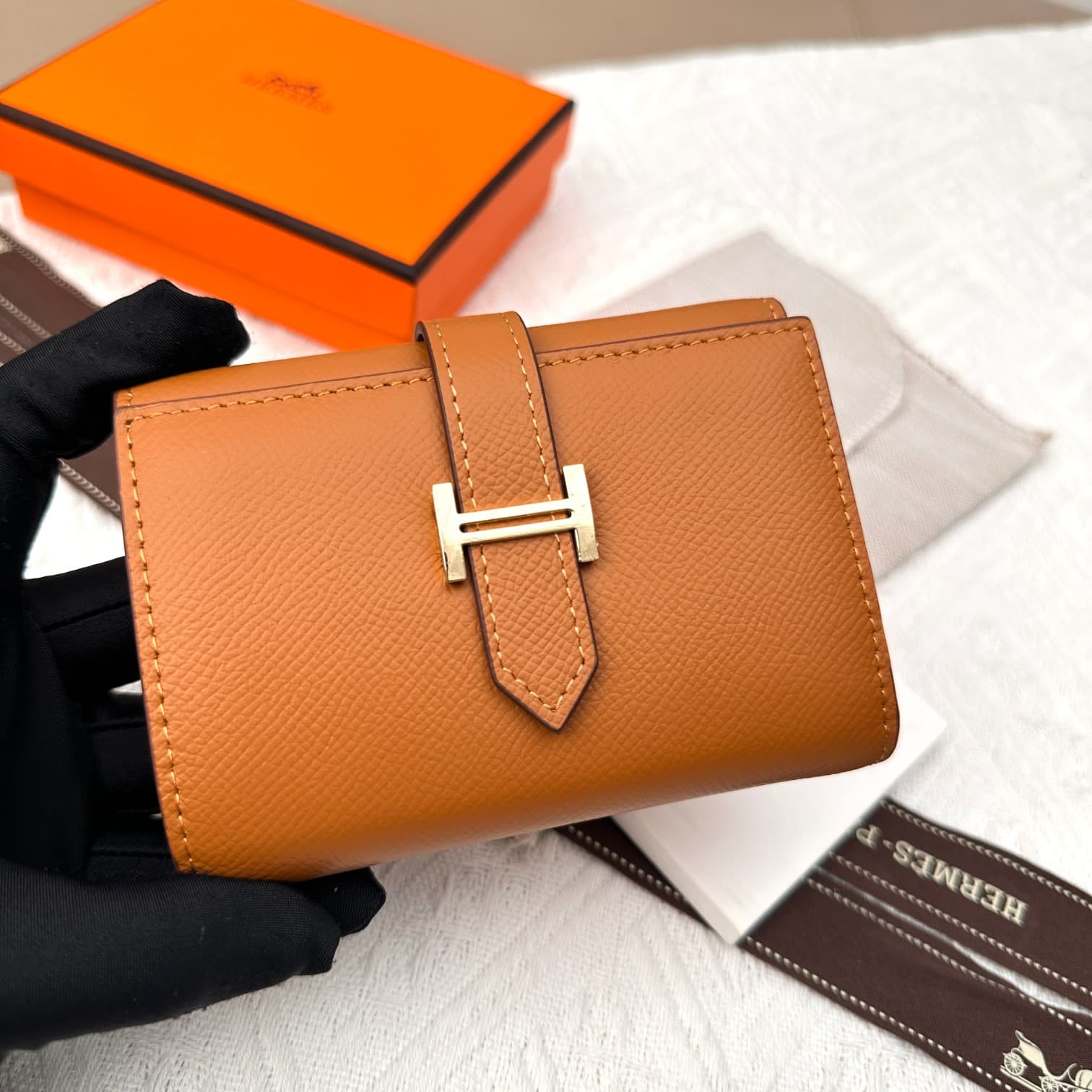 Hermes Gold Wallet 5176