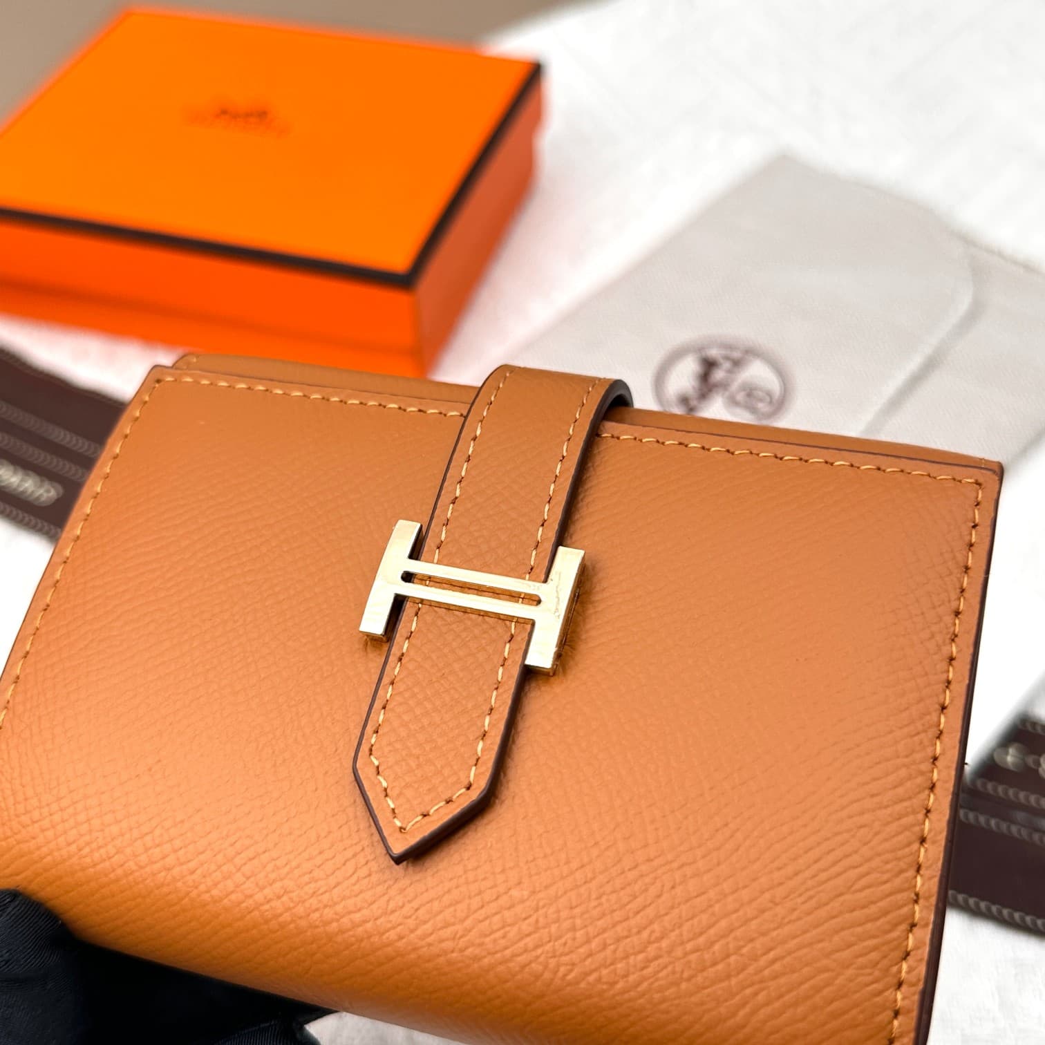 Hermes Gold Wallet 5176