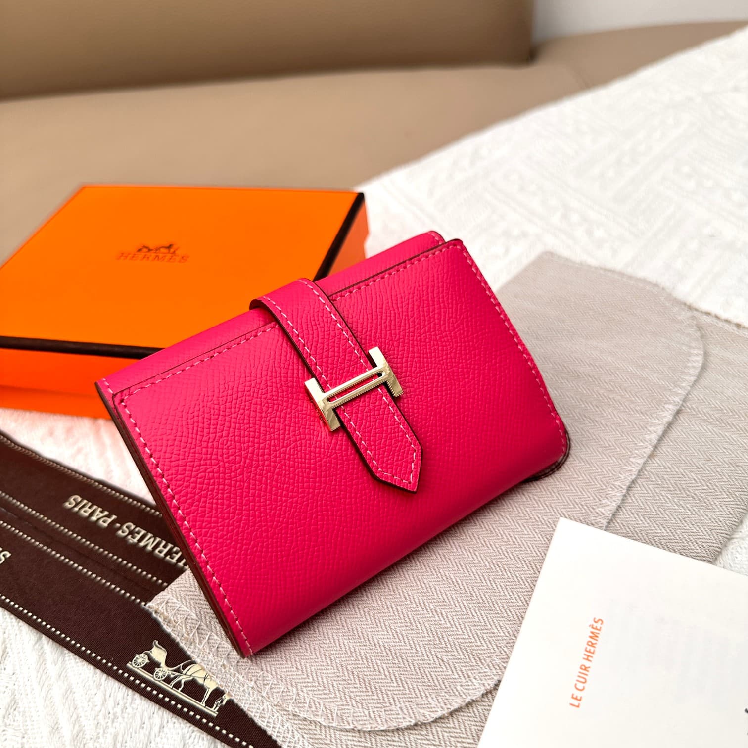 Hermes Gold Wallet 5176