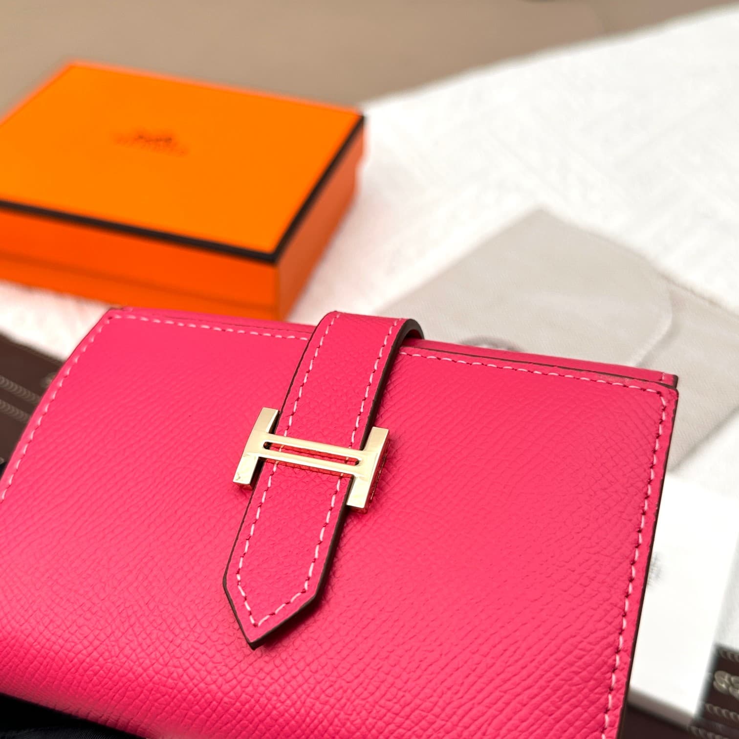 Hermes Gold Wallet 5176