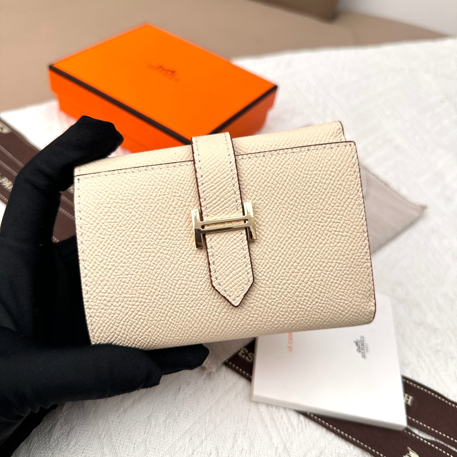 Hermes Gold Wallet 5176