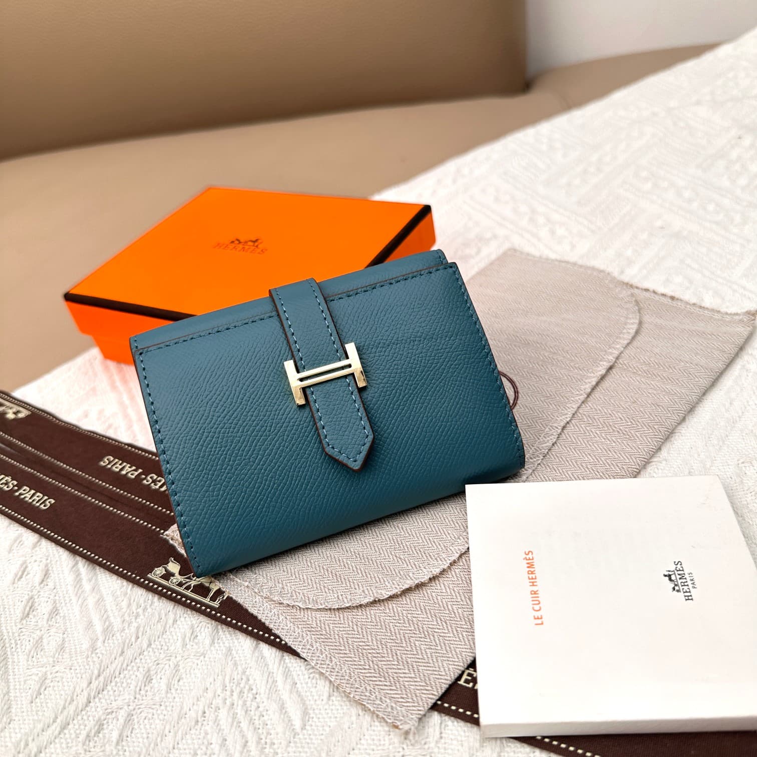 Hermes Gold Wallet 5176