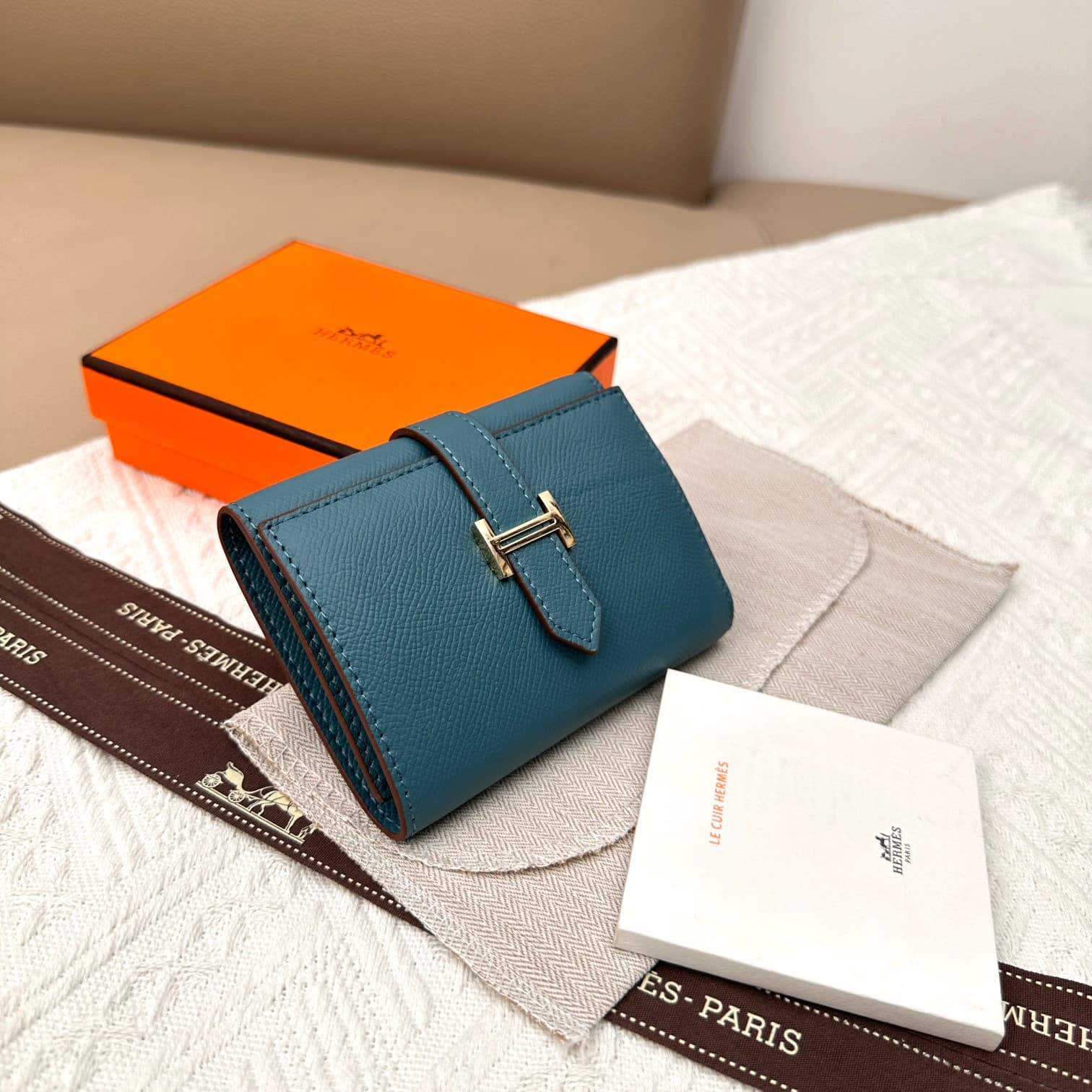 Hermes Gold Wallet 5176