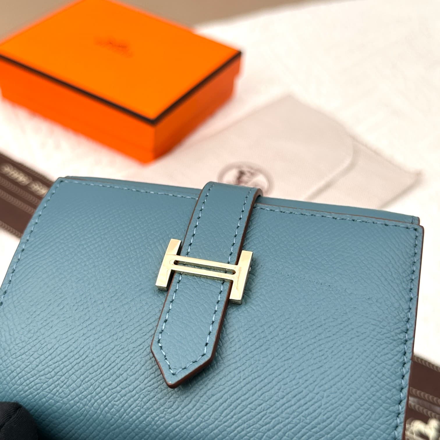Hermes Gold Wallet 5176