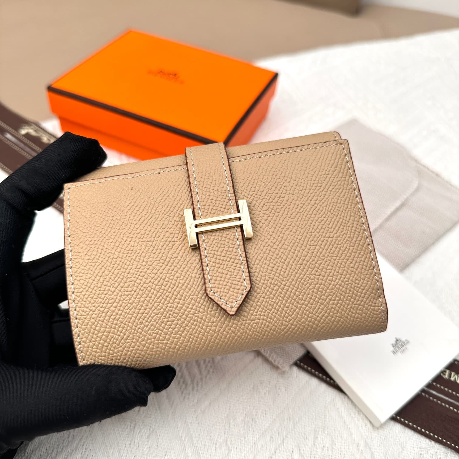 Hermes Gold Wallet 5176