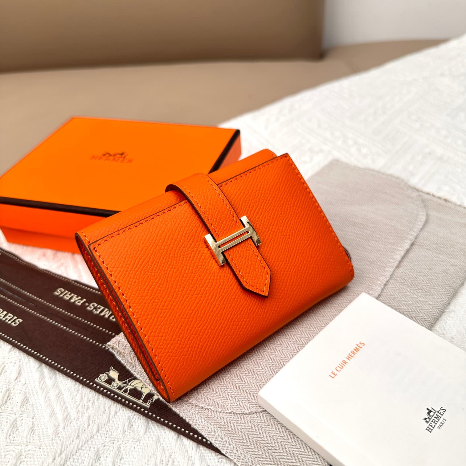 Hermes Gold Wallet 5176