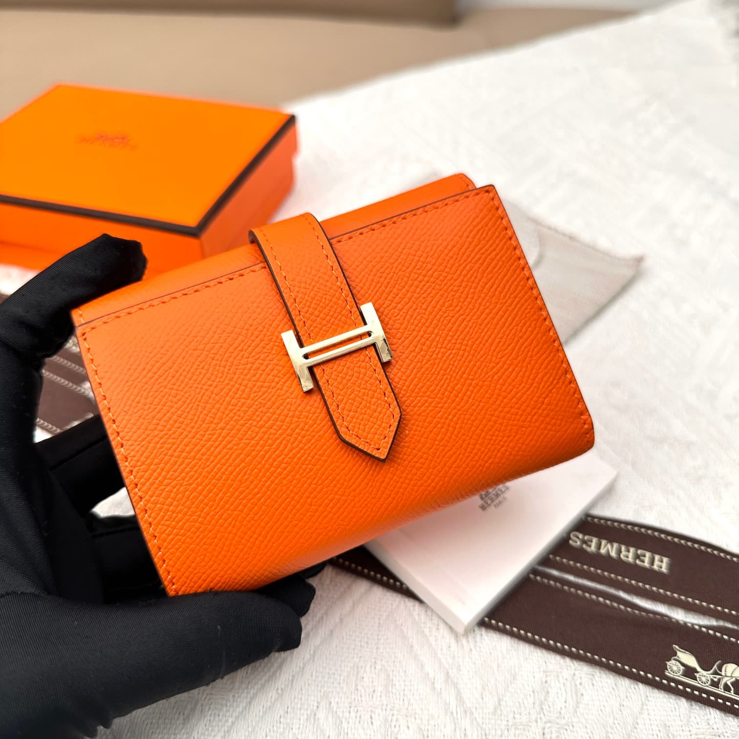 Hermes Gold Wallet 5176