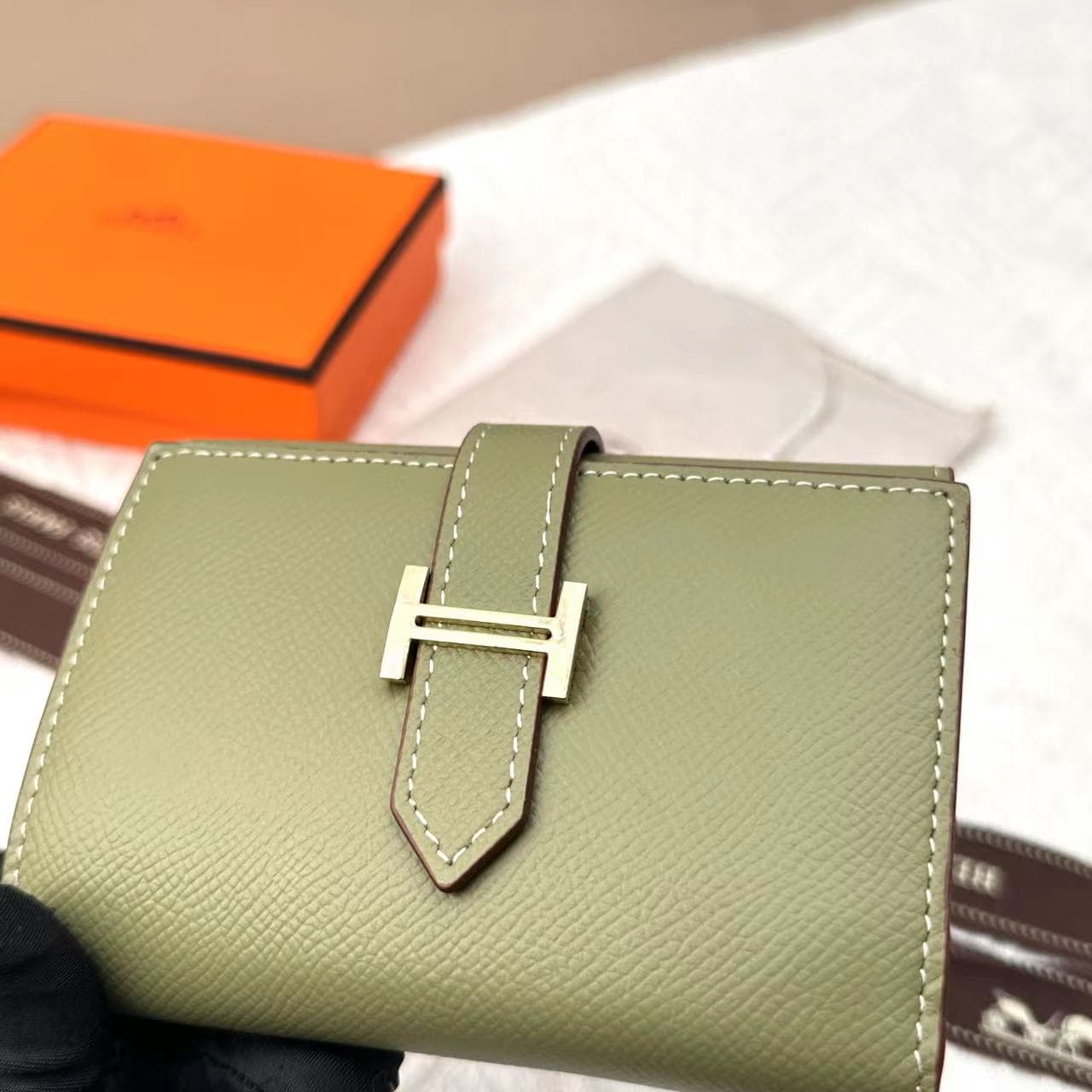 Hermes Gold Wallet 5176