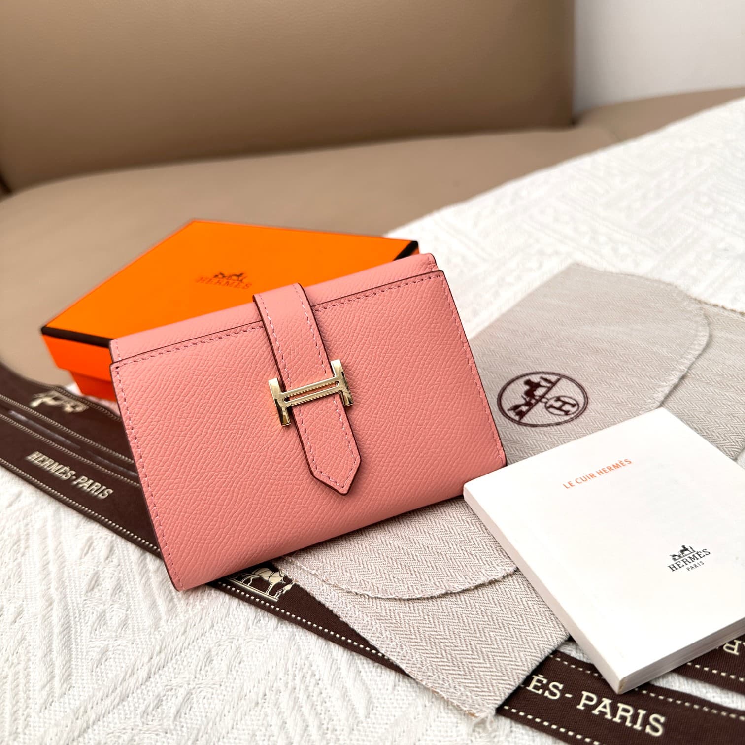 Hermes Gold Wallet 5176