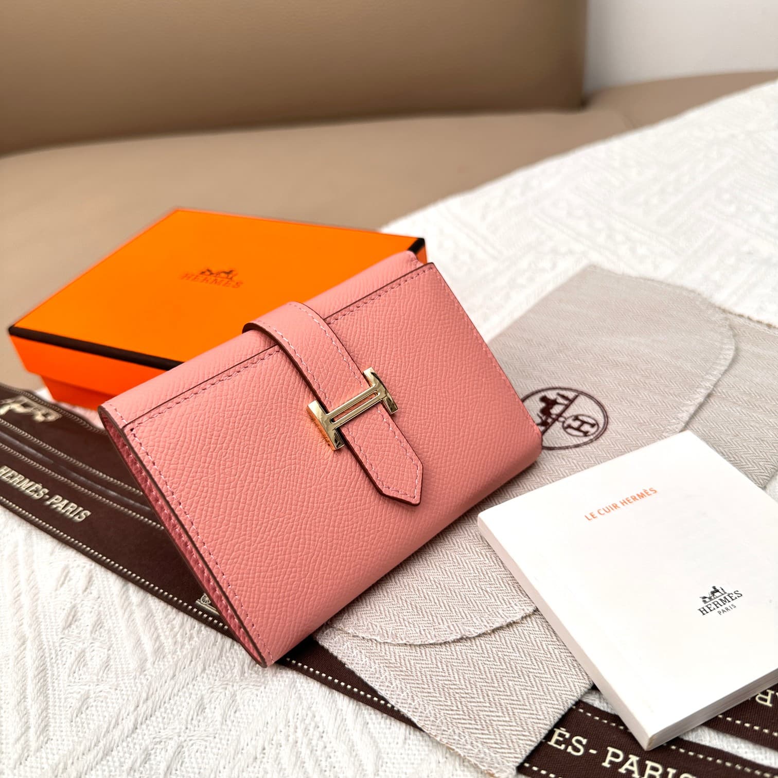Hermes Gold Wallet 5176