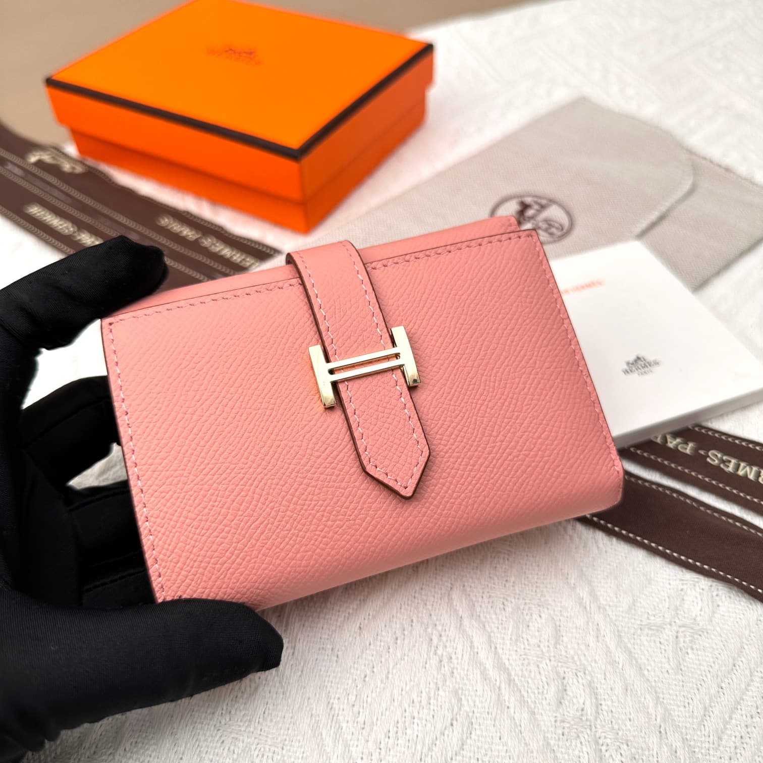 Hermes Gold Wallet 5176