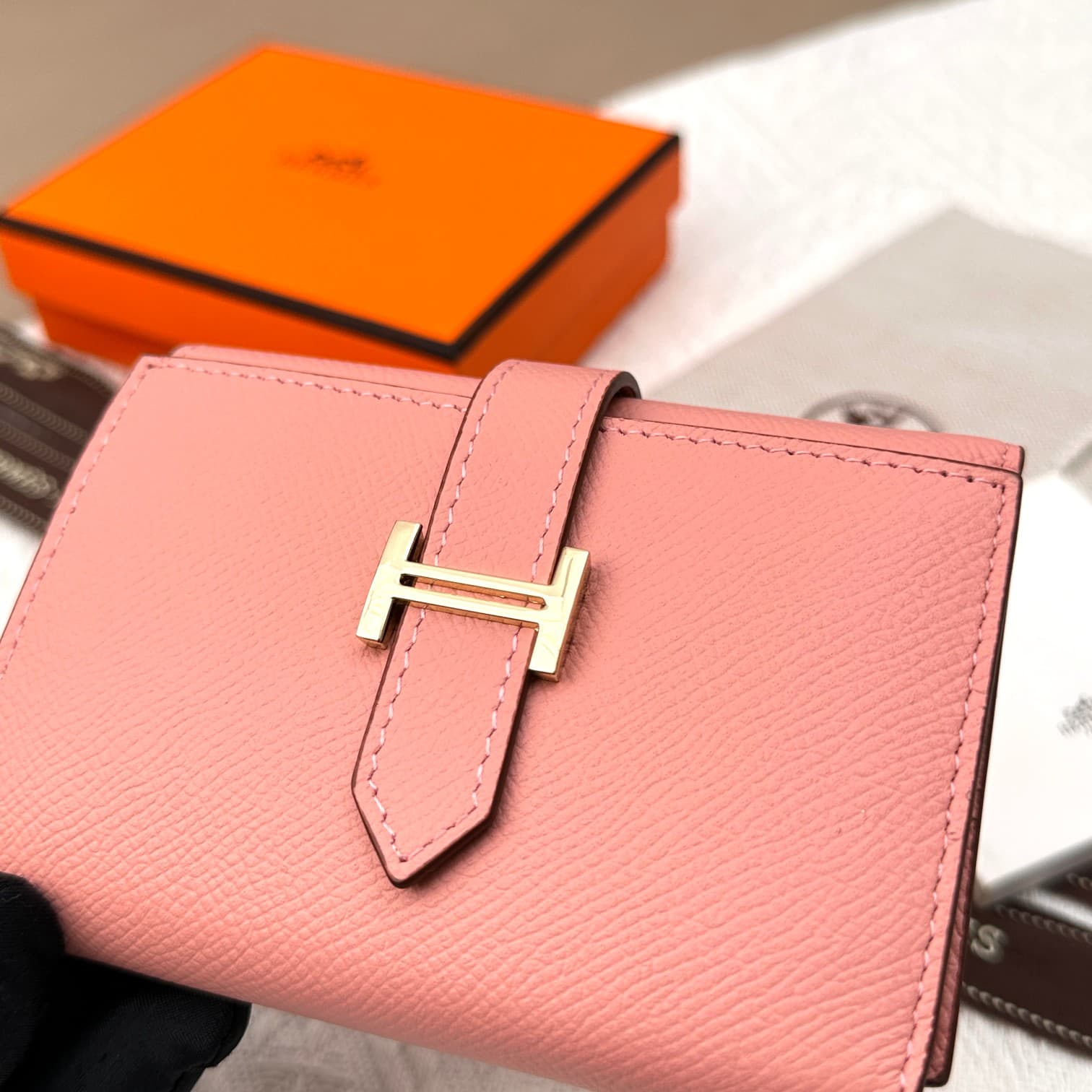 Hermes Gold Wallet 5176