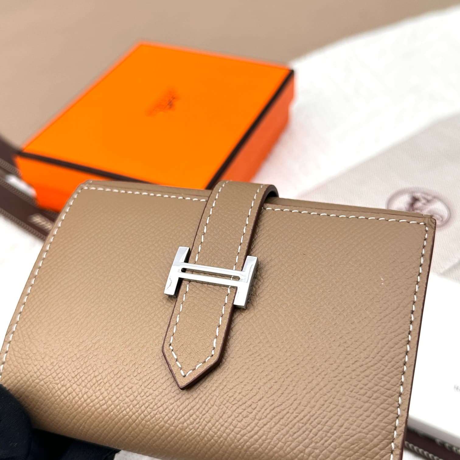 Hermes Gold Wallet 5176